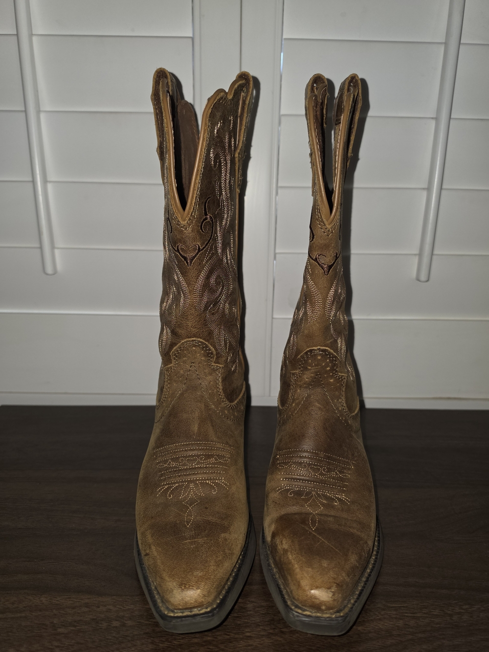 Justin McKayla Tan Stampede Cowgirl Boots - Style L2561 8C